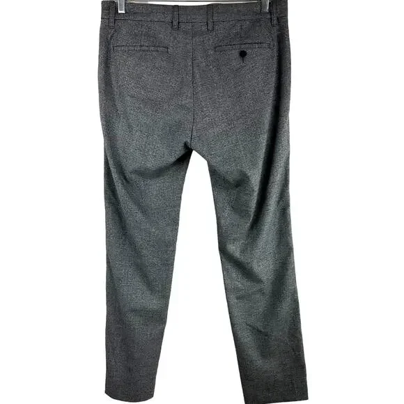 Vince Glen Plaid Griffith Pants in Medium Heather Gray Men's Sz 33 New With Tags